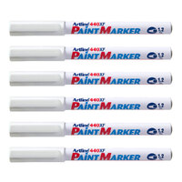 12PK Artline 440 Permanent Paint Marker 1.2mm Bullet Nib - White