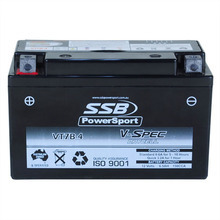 SSB PowerSport V-SPEC 12V 6.5AH 150CCA High Performance AGM Motorcycle Battery