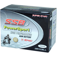 SSB PowerSport V-SPEC 12V 11.2AH 340CCA High Performance AGM Motorcycle Battery