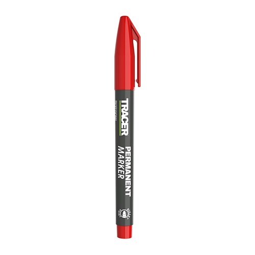 Tracer APM3 Red Fine Bullet Point Marker Acrylic Tip 1-2mm Tip