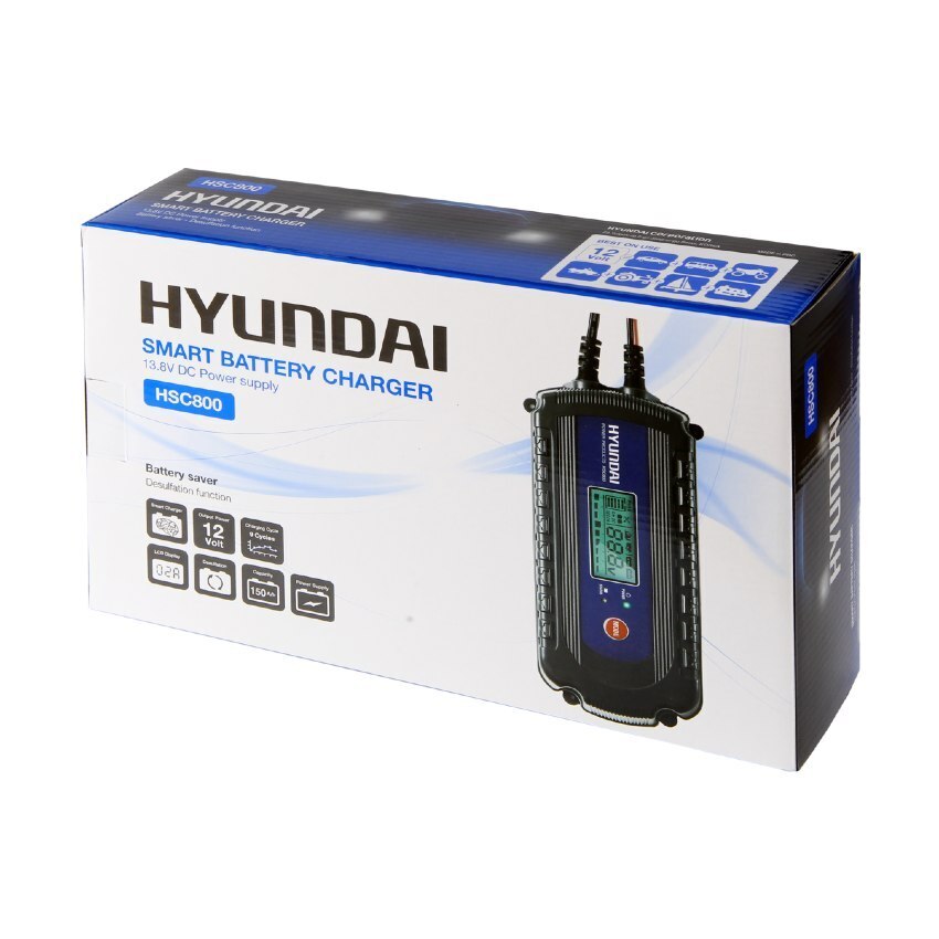 Hyundai Recovery Mode Battery Charger 12V 8Amp*