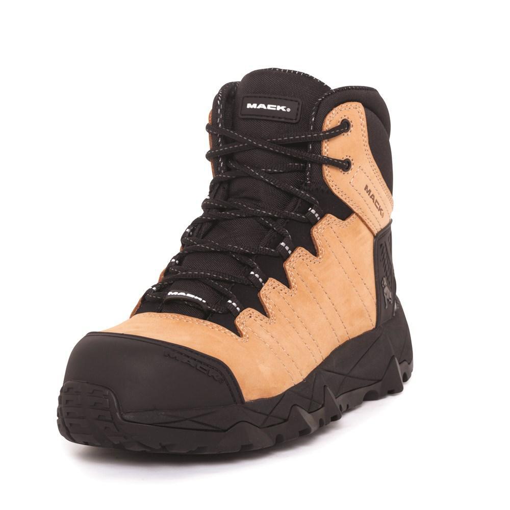 Mack Octane Lace-Up Safety Boots Size AU/UK 4 (US 5) Colour Black