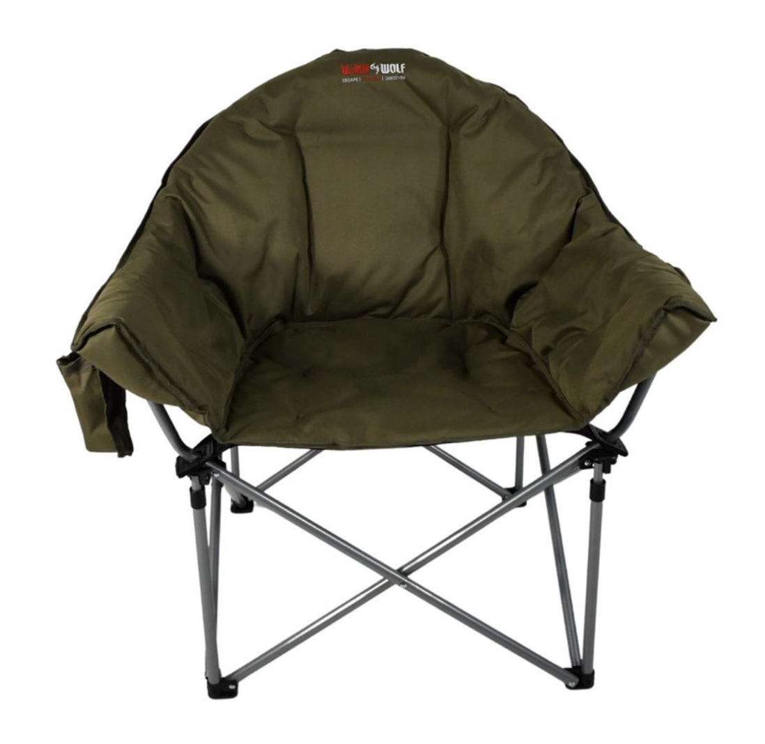 BlackWolf Padded Sofa Chair Folding Foldable Camping - Burnt Olive