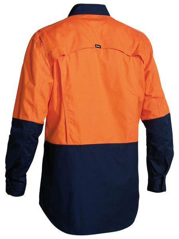 X Airflow Hi Vis Ripstop Shirt Orange/Navy Size S
