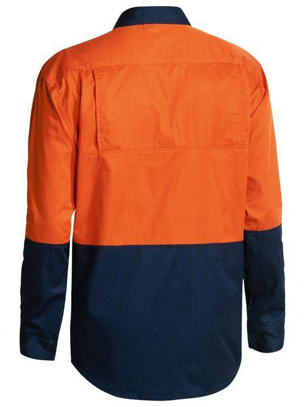 Hi Vis Cool Lightweight Shirt (4X Pack) Orange/Navy Size XS