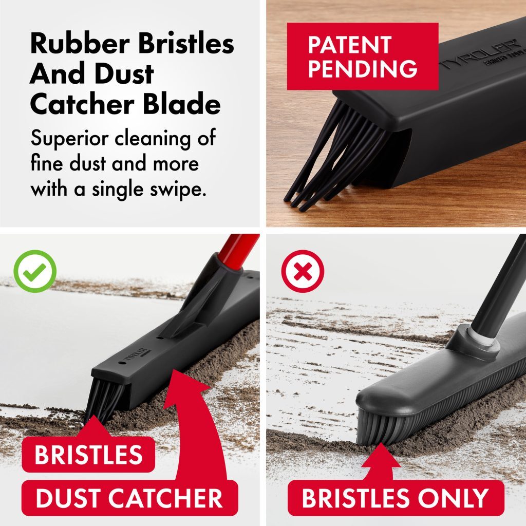 Blazen domineren Kauwgom Tyroler BrightTools Dust Blade Rubber Broom | tools.com