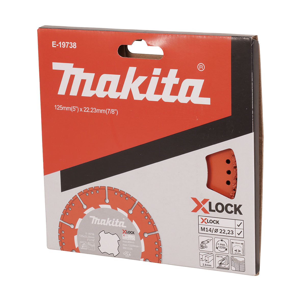 Makita X-Lock 125mm Rescue Vac Brazed Diamond E-19738