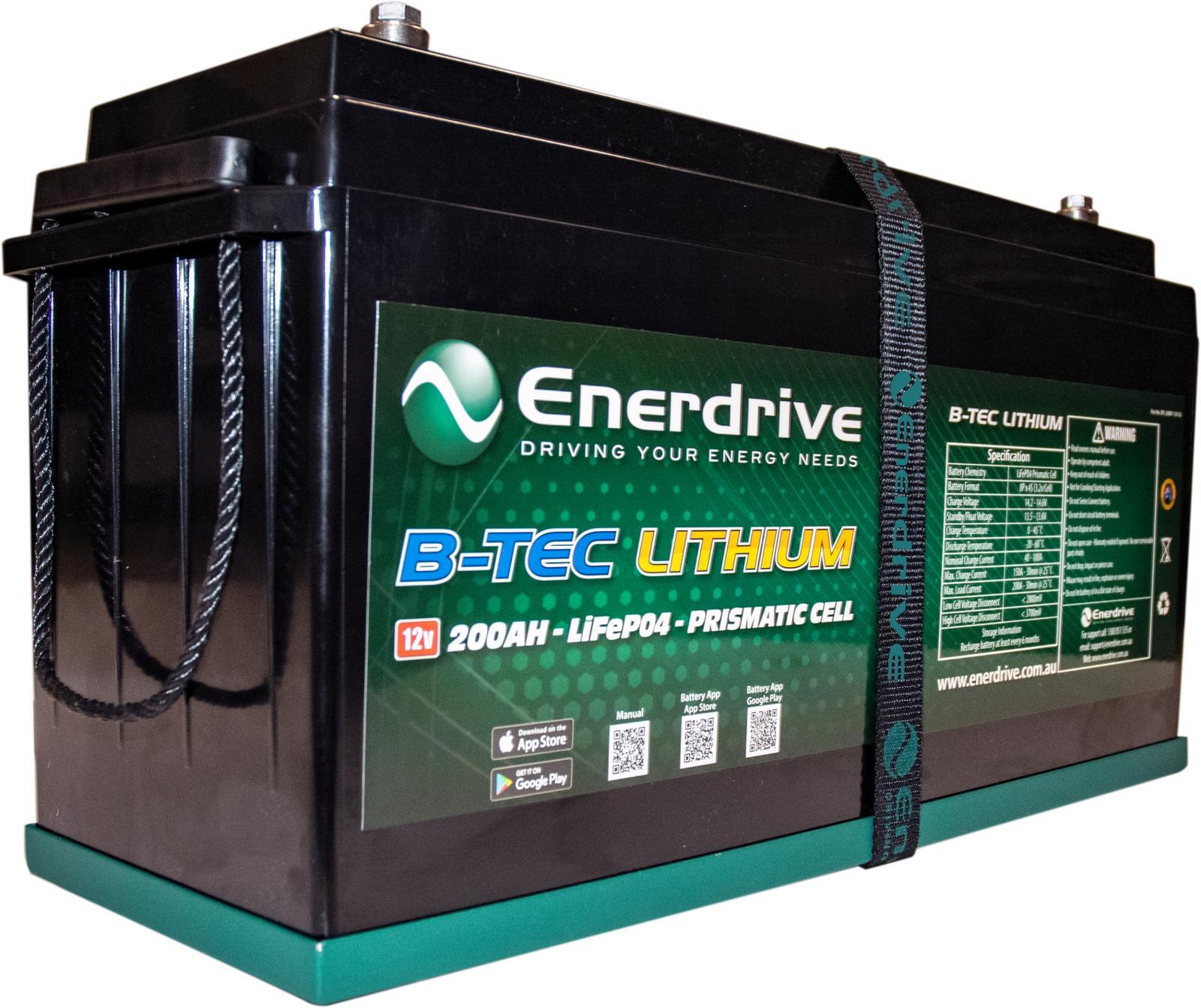 EnerdriveB-TEC 200AMP 12v LiFePO4 Battery BT Gen2 (Battery only)