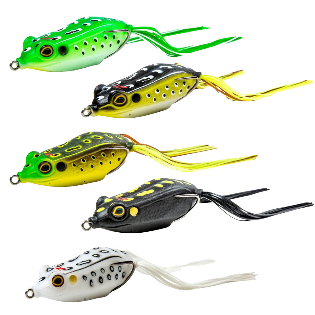 Zman 2.25 Inch Popping Leap Frogz Soft Body Fishing Lure - Old School Frog