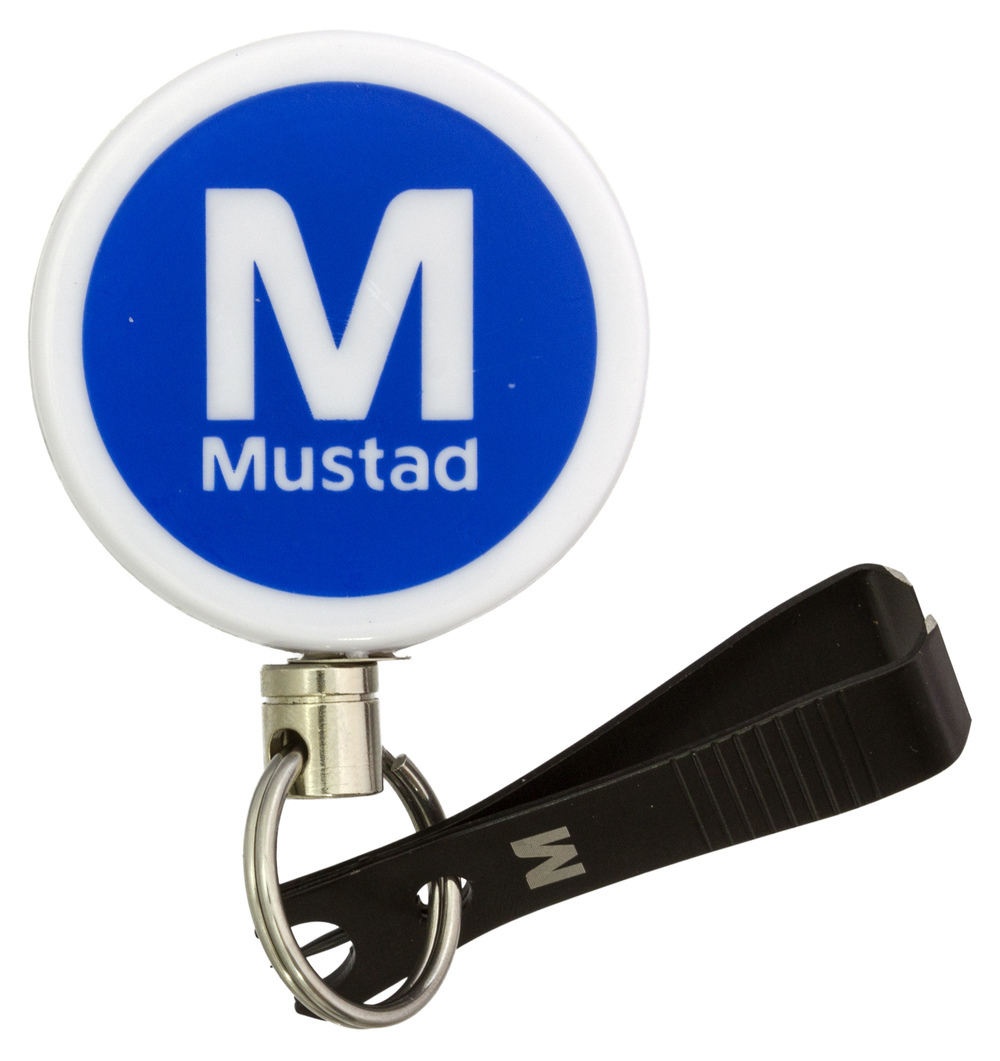 Mustad Retractor Kit - Retractable Tether with Clip and Fishing