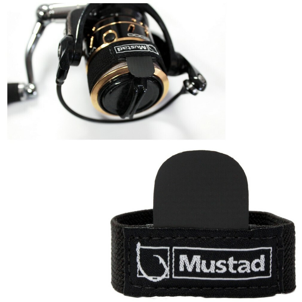 2 x Extra Large Mustad Spool Bands-Fishing Reel Line Holder-Fishing Line  Belt for Spin Reel