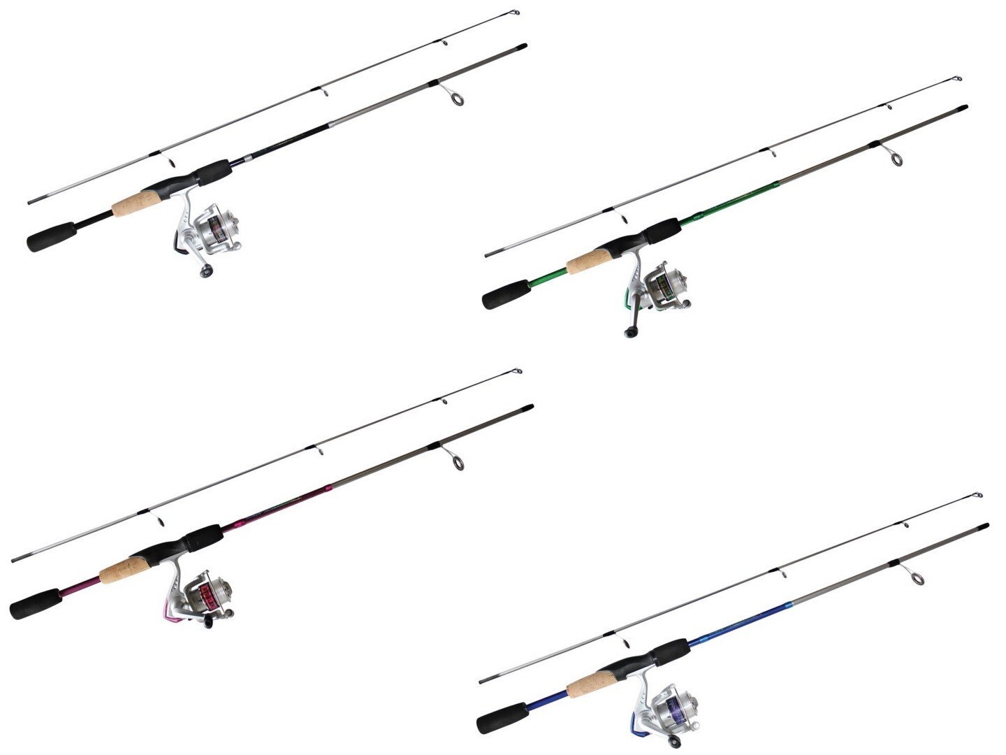 5'6 Okuma Steeler XP 2 Piece 2-4kg Fishing Rod and Reel Combo