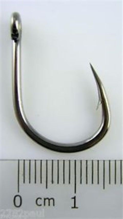 Mustad Hoodlum Size 2/0 Qty 10 - 10827npbln -Live Bait Chemically Sharpened  Hook