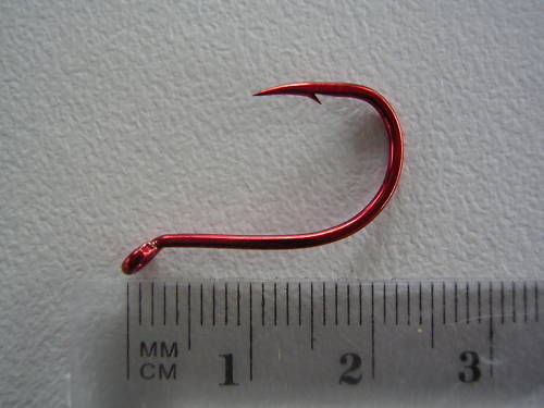 Mustad Big Red Size 1 Qty 12 - 92554npnr - 2x Strong Chemically