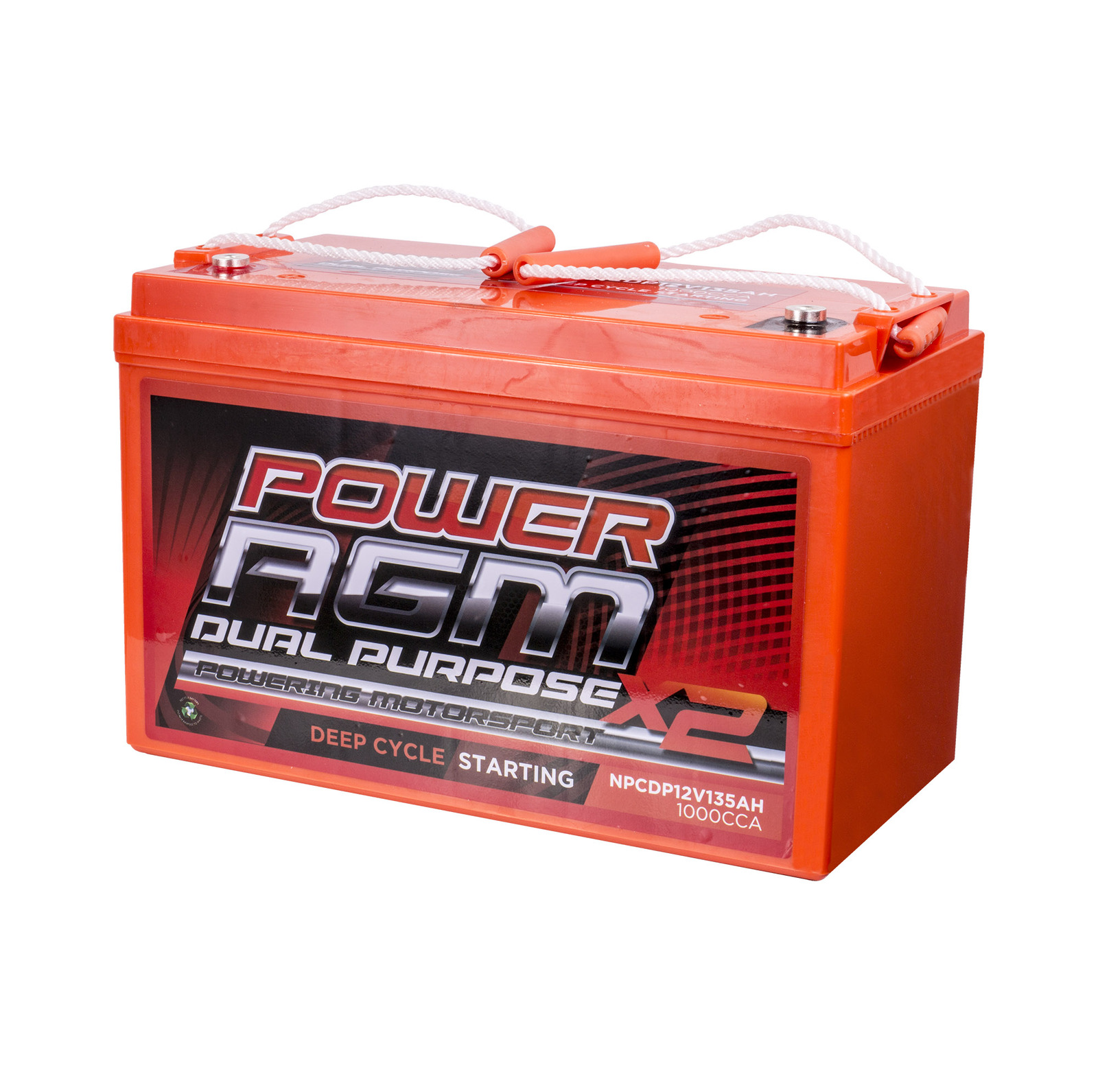 135ah Agm Sla 12v Deep Cycle Dual Purpose Battery