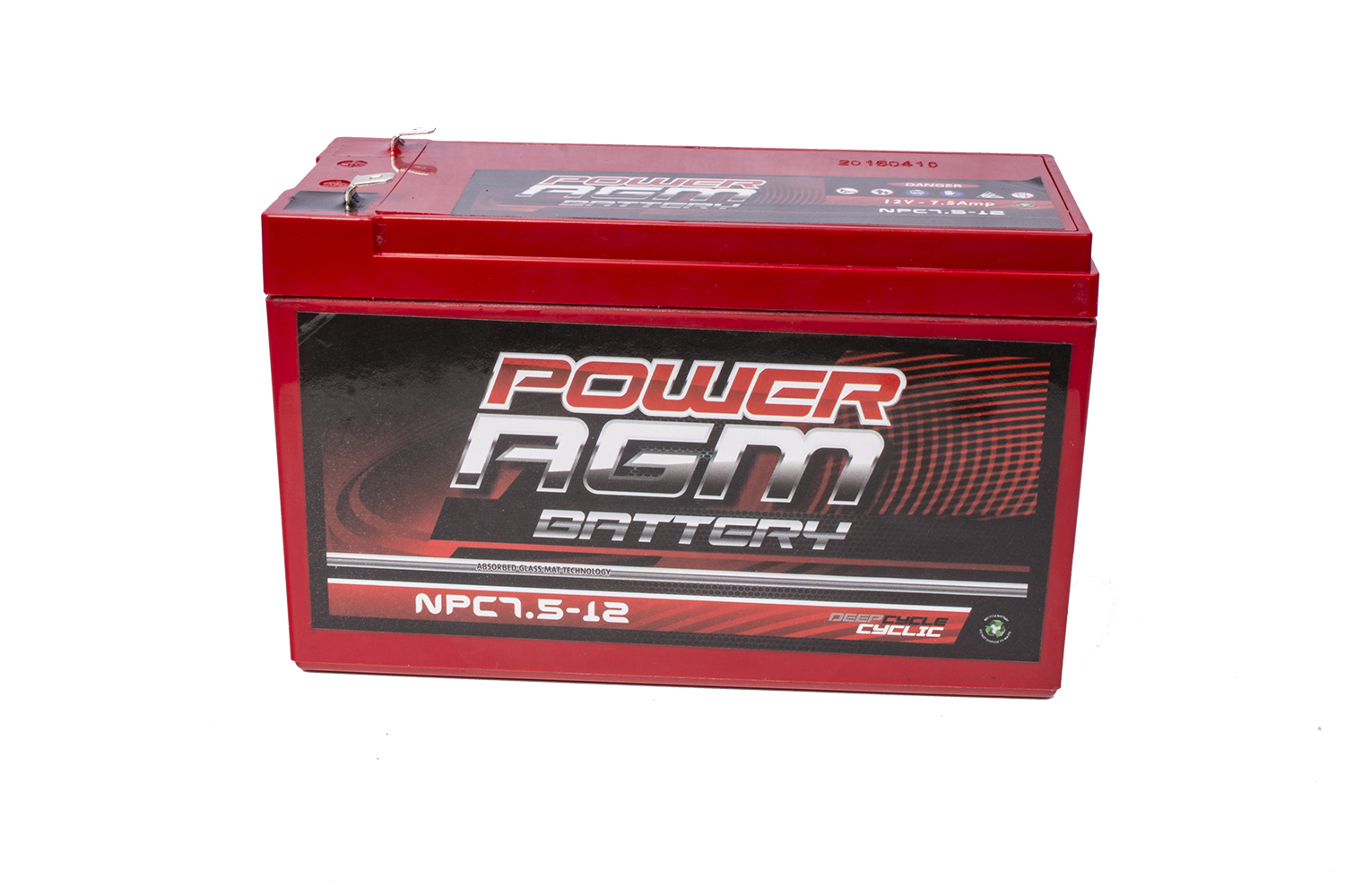 7.5AH AMP Hour SLA 12V Alarm Battery