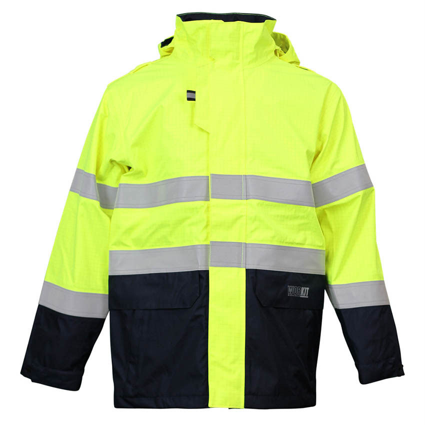 WORKIT VESTAS PPE3 Inherent FR 3 Layer Wet Weather Taped Jacket Orange 2XL