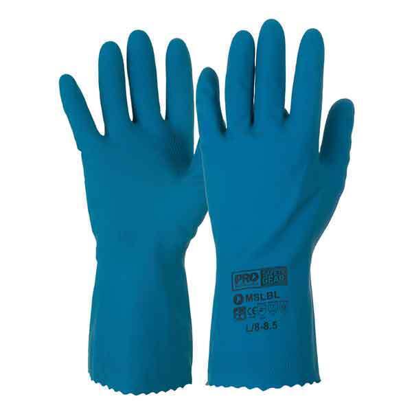 Blue Silverlined Gloves 2XL (10-10.5)