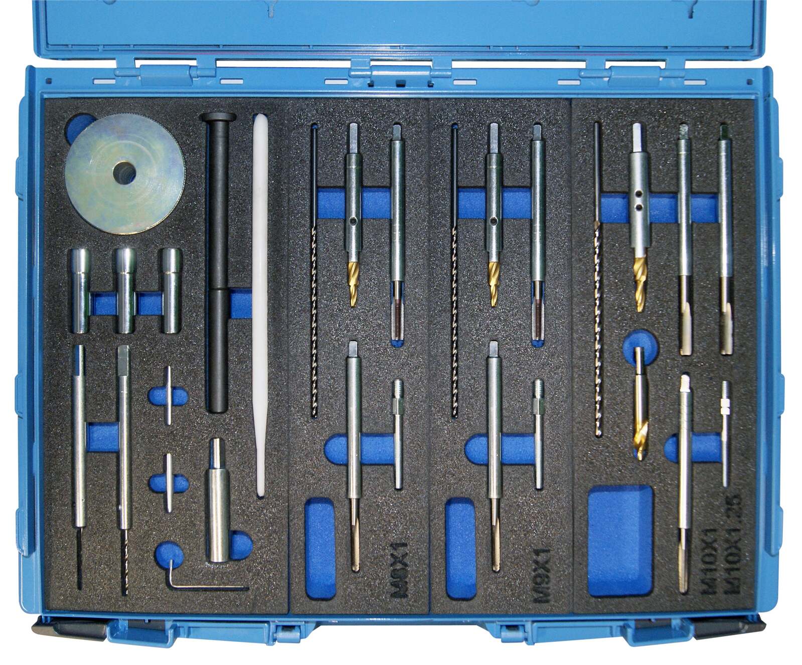 Glow plug complete set for removing broken glow plugs - govoni