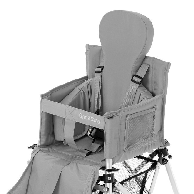 Baby High Chair Insert Cushion Silver