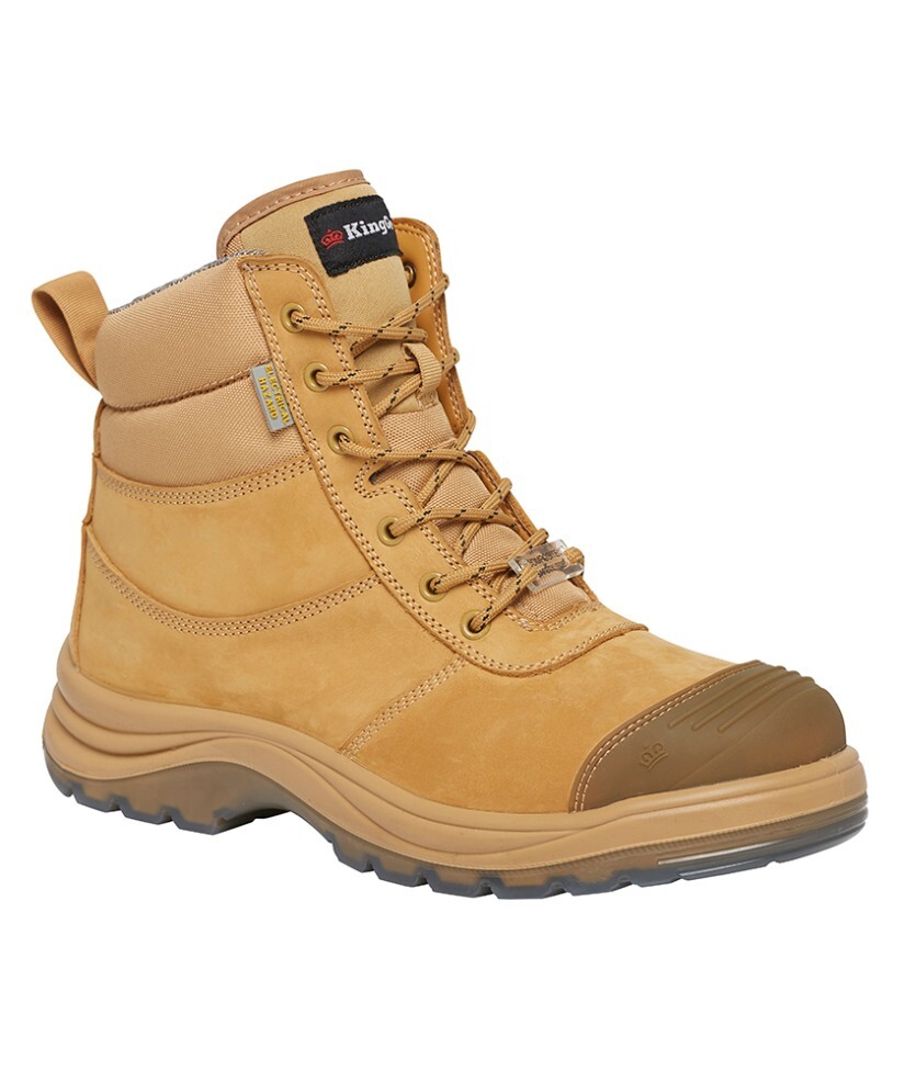 KingGee Mens Tradie 6Z EH Boot Size AU/UK 7 (US 8) Colour Wheat