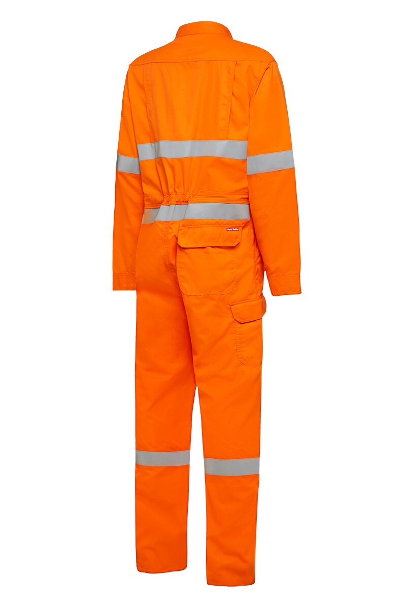 Hard Yakka Shieldtec Fr Lightweight Hi-Visibility Coverall With Fr Tape ...