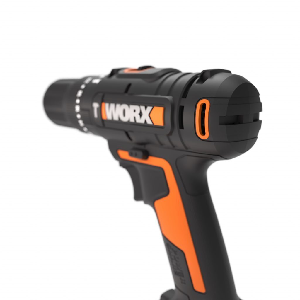 WORX 20V Cordless 13mm Hammer Drill - POWERSHARE Tool Only - WX370.9