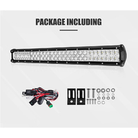 LIGHTFOX 26inch LED Light Bar Spot Flood Combo Beam LED Driving Lamp Offroad 4x4