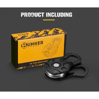 Bunker Indust 10 Ton Recovery Snatch Block Heavy Duty Rated Pulley 4WD Offroad