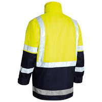 Taped 5 In 1 Rain Jacket Orange/Navy Size XS