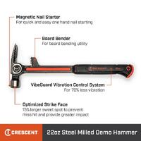 Crescent 22 Oz Steel Demo Milled Hammer CHSDEM22