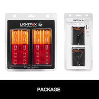 Lightfox Pair LED Trailer Tail Lights
