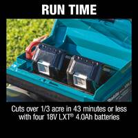 Makita 18Vx2 460mm 18" Brushless Lawn Mower 5.0ah Set DLM464PT2