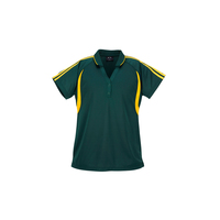 Ladies Flash Polo Royal/Gold 8