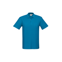 Mens Crew Polo Grey Marle Small
