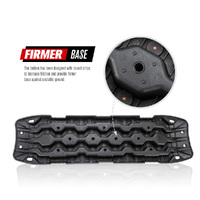 Fieryred Recovery Tracks 15T Board 4WD Vehicle Sand/Snow/Mud 1 Pair Black