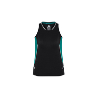 Ladies Renegade Singlet Red/White/Silver 6