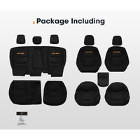 San Hima Car Seat Covers For Isuzu D-Max DMAX Full Set Double Cab 2012-Current