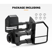 San Hima Extendable Towing Mirrors for Mazda BT-50 BT50 TF Series JUL 2020-On