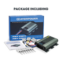 ATEM POWER 12V 25A DC to DC Battery Charger MPPT Dual Battery System Kit Isolator