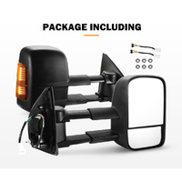 SAN HIMA Pair Towing Mirrors for Holden Trailblazer 2016 to Current
