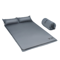 VOR Self Inflating Mattress 10cm Sleeping Mat Camping Hiking Air Bed Double