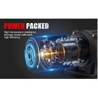 FIERYRED Electric Winch 12V 5500LBS/2495kg Steel Cable Wireless Remote BOAT 4WD