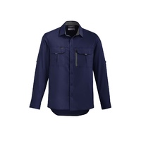 Syzmik Mens Outdoor L/S Shirt Blue XXS