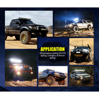 LIGHTFOX Pair 5inch LED Light Bar Pods Flood Driving TRUCK SUV OffRoad 4WD