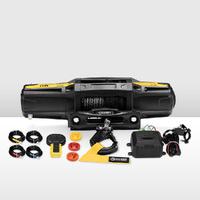 Bunker Indust 6000LBS/2722KGS Electric Winch 12V Synthetic Rope Wireless UTV ATV