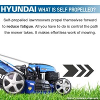 Hyundai 18" 139cc 4 Stroke Electric Start Self Propelled Mower