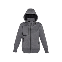 Ladies Oslo Jacket Grey Black Small