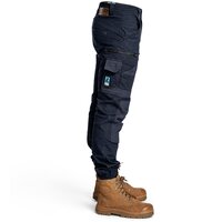 Form Work Wear Cuffed Work Pants Size 30 Colour Black