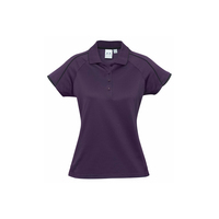 Ladies Blade Polo Black/Silver Grey 6